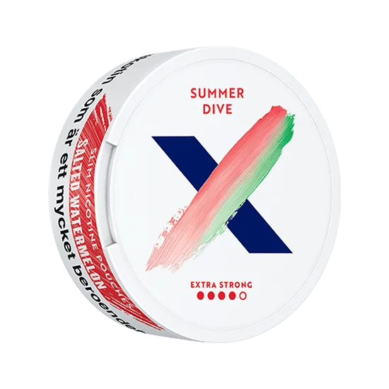 zone x summer dive extra strong nicotine pouch