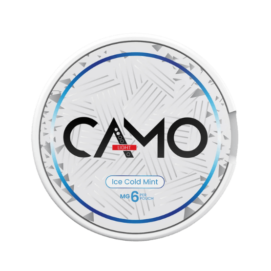 CAMO Ice Cold Mint - 6mg - mint flavour. all-white nicotine pouch by Global Snus UAB