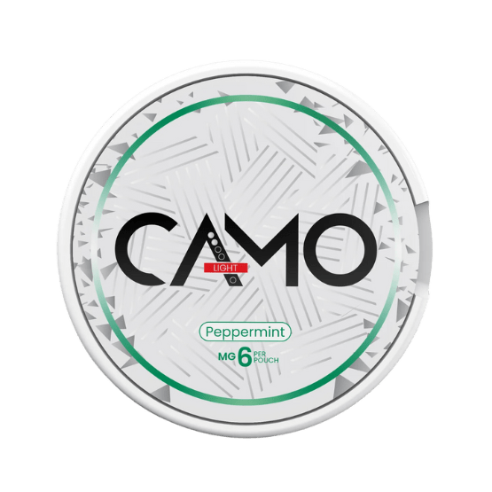 CAMO Peppermint - 6mg - peppermint flavour. all-white nicotine pouch by Global Snus UAB