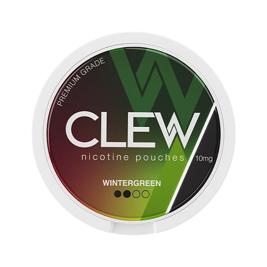 CLEW Wintergreen - 10mg - zesty, bold mint flavour, all-white nicotine pouch by VCherish Labs Private Limited