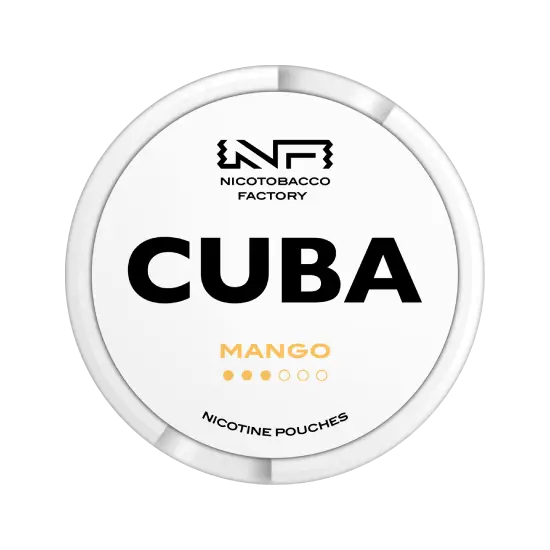 Cuba White Mango - mango flavour, all-white nicotine pouch by Nico Tobacco