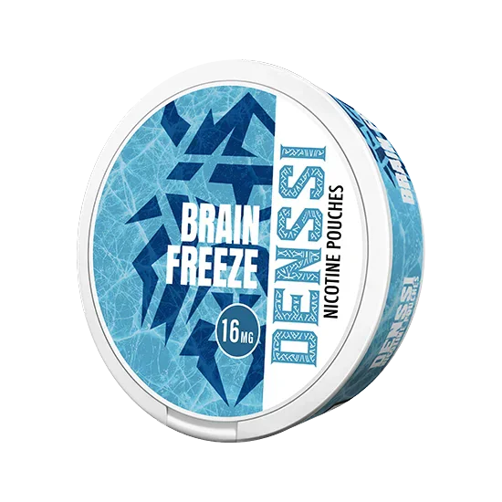 DENSSI Brain Freeze - 11.2mg - zesty Mint flavour, all-white nicotine pouch by Denssi
