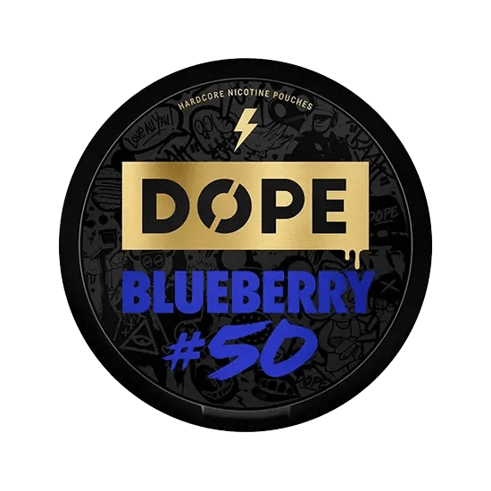 dope blueberry 50 nicotine pouches