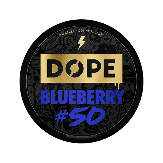 dope blueberry 50 nicotine pouches