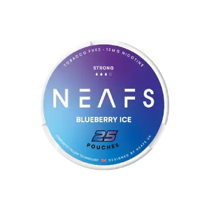 NEAFS Blueberry Ice - Strong - blueberry ice flavour, all-white nicotine pouch by NEAFS