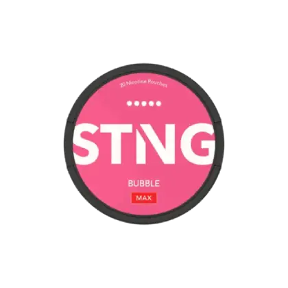 STNG Bubble MAX - bubble flavour, all-white nicotine pouches by Nordic Express
