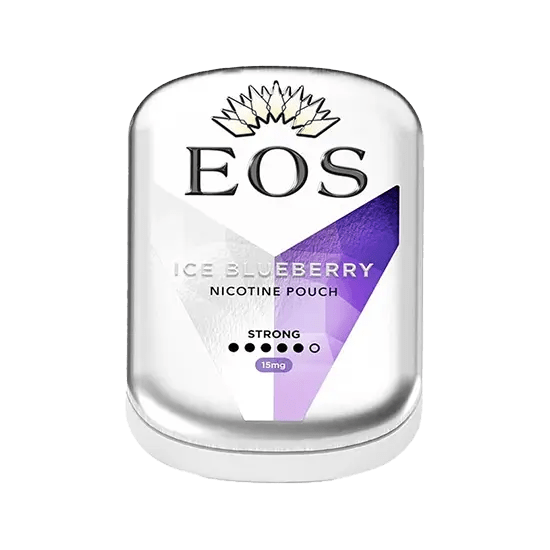 eos ice blueberry strong nicotine pouches