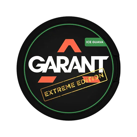 GARANT Ice Guava - 25mg - zesty, bold guava flavour, all-white nicotine pouch by Kordula UAB