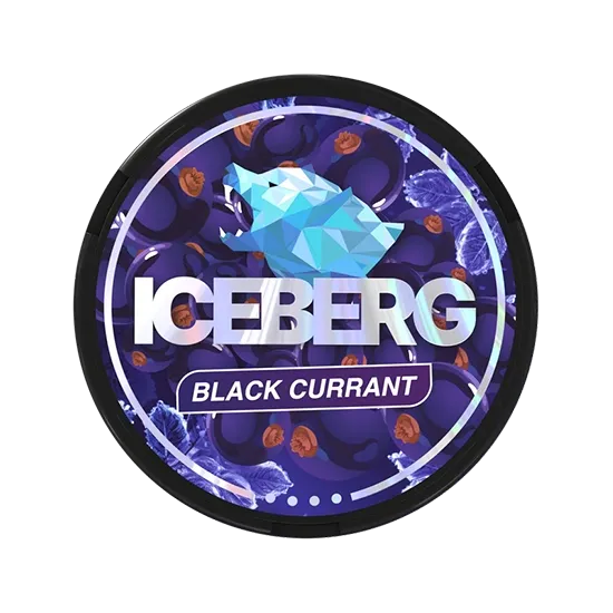 ICEBERG Black Currant Extreme - 35mg - zesty, bold black currant flavour, all-white nicotine pouch by ICEBERG Tobacco Sp. z o.o