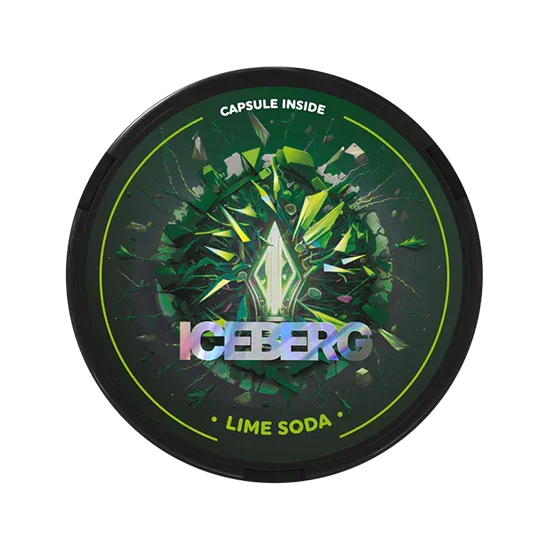 ICEBERG Capsule Lime Soda - 35mg - zesty, bold lime, soda flavour, all-white nicotine pouch by ICEBERG Tobacco Sp. z o.o
