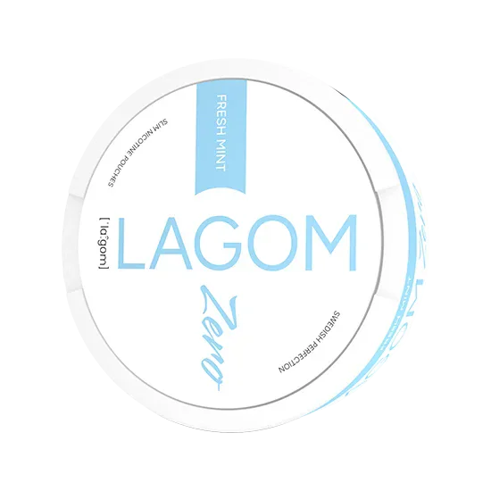 LAGOM Fresh Mint (ZERO Nicotine) - zesty, bold mint flavour, zero nicotine pouch by Keen Newport Group Ltd