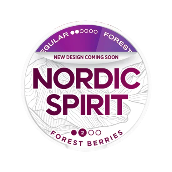 nordic spirit forest berries regular - 9 mg nicotine pouches