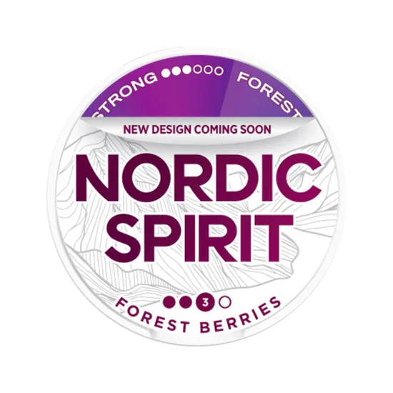 nordic spirit forest berries strong - 14 mg nicotine pouches