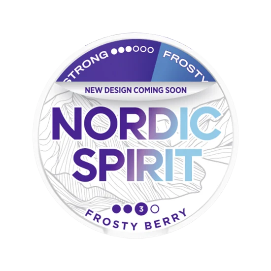 nordic spirit frosty berry strong - 14 mg nicotine pouches