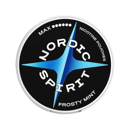 NORDIC SPIRIT Frosty Mint Max - 17mg - zesty, bold mint flavour, all-white nicotine pouch by JTI