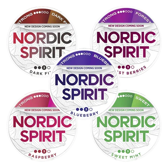 Nordic Spirit Strong User Bundle of 5 flavours