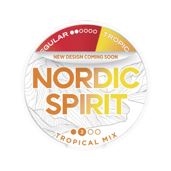nordic spirit tropical mix regular - 9 mg nicotine pouches
