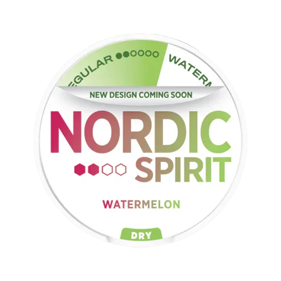 nordic spirit watermelon regular - 9 mg nicotine pouches
