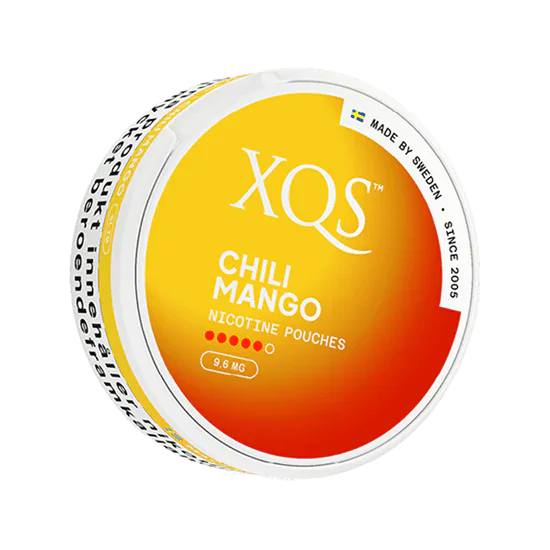 xqs chili mango - 9.6mg (xstrong) nicotine pouches