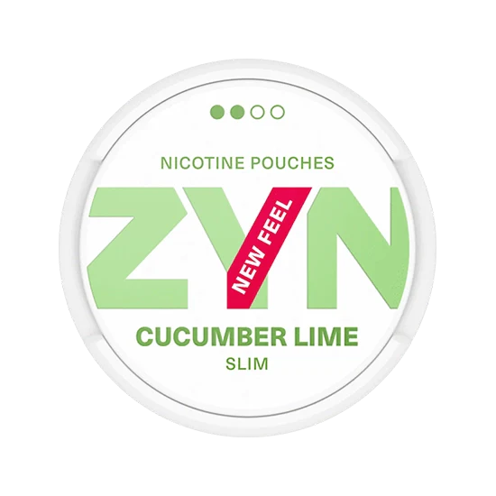 ZYN Cucumber Lime - 6.5mg - zesty, bold cucumber, lime flavour, all-white nicotine pouch by BAT