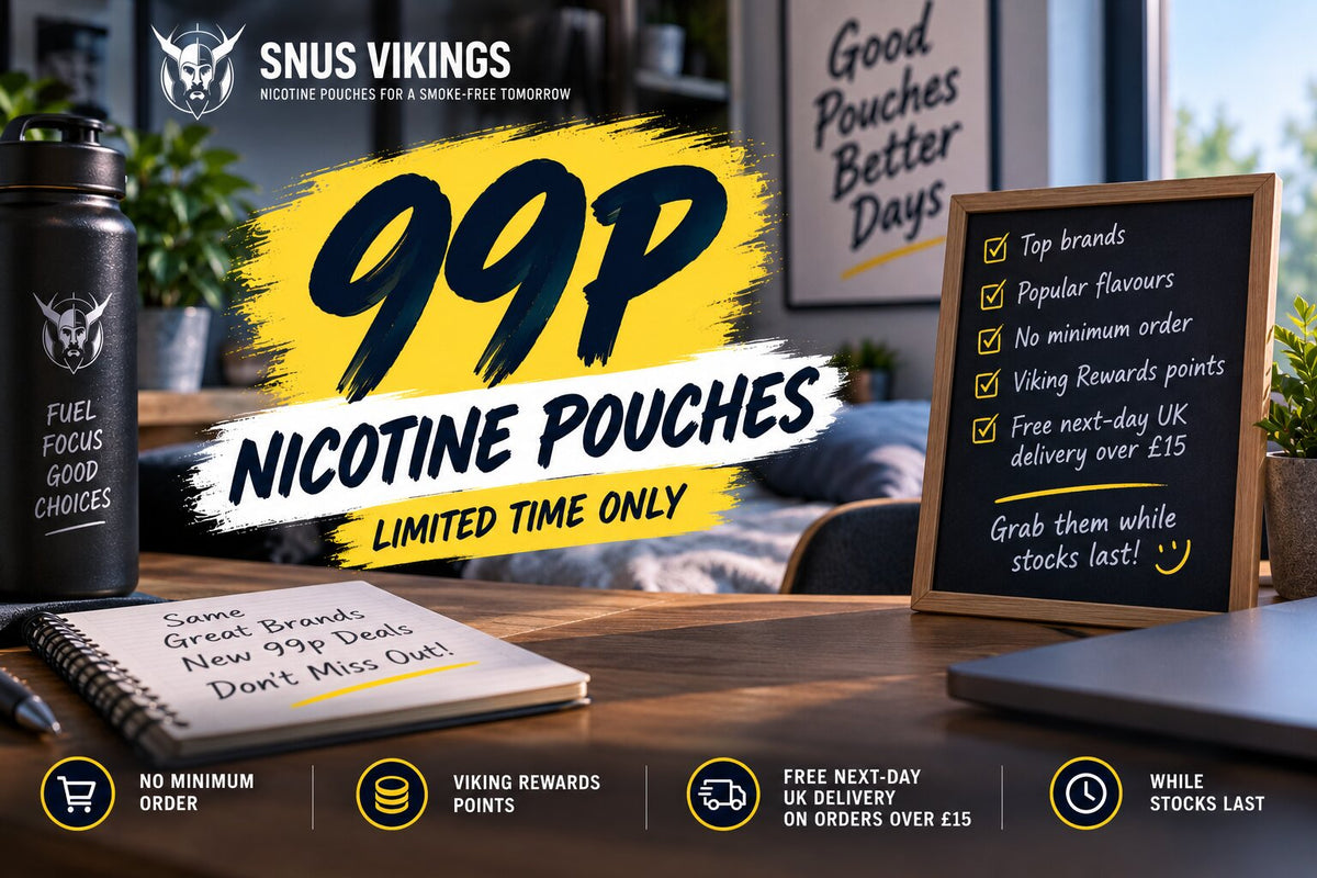 New 99p Nicotine Pouches: ZYN, PABLO, FUMI and More Added