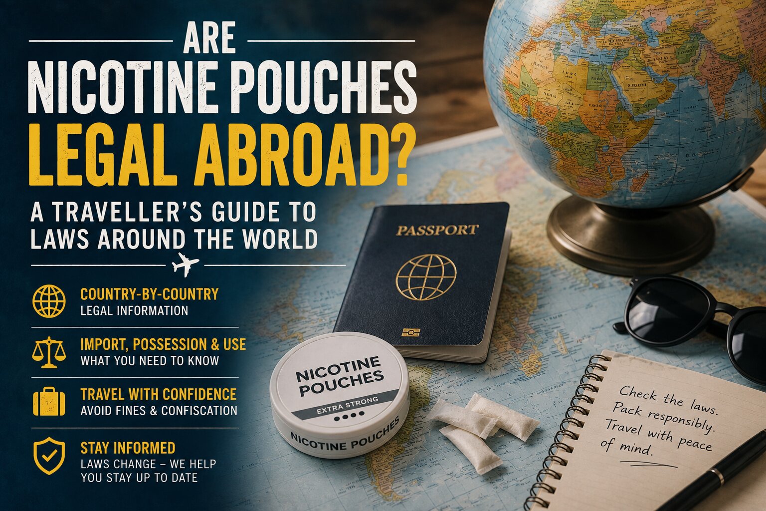 Are Nicotine Pouches Legal Abroad? A Traveller’s Guide to Laws Around the World