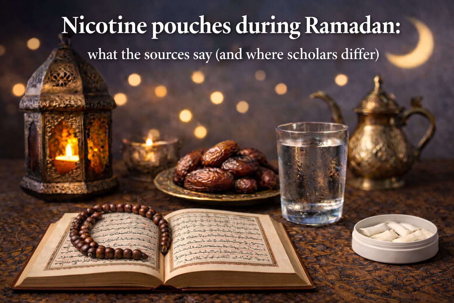 Nicotine pouches during Ramadan: what the sources say (and where scholars differ)