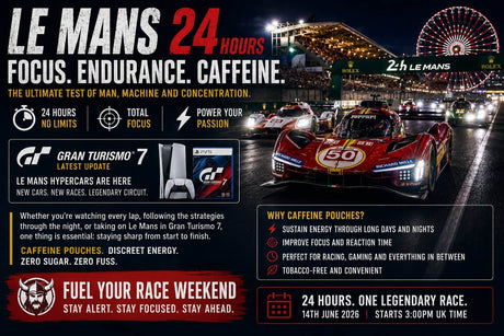 Le Mans, Gran Turismo 7 and the Longest 24 Hours of the Year: Why Caffeine Matters This Weekend
