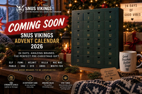 Coming Soon: The Snus Vikings Nicotine Pouch Advent Calendar 2026