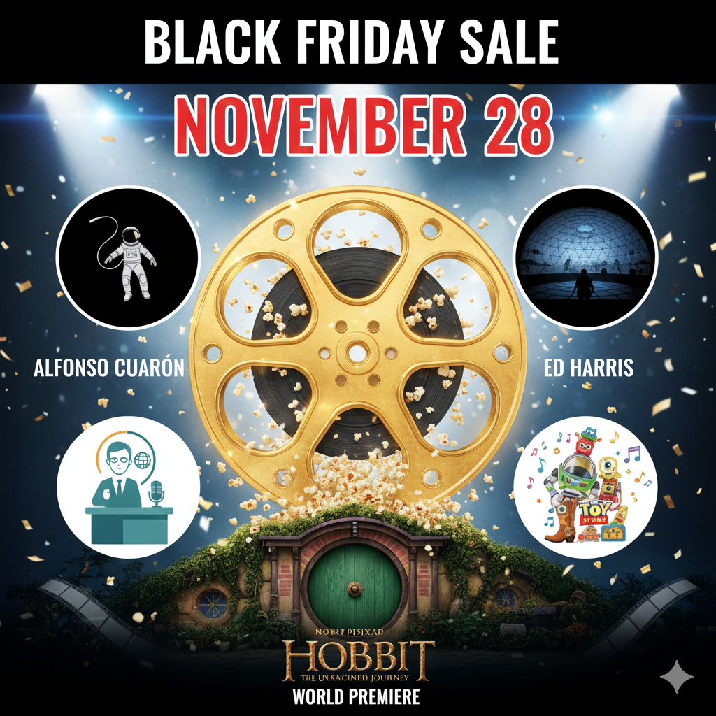 Black Friday – Day 5: Lights, Camera… History! A Movie-Themed 28 November