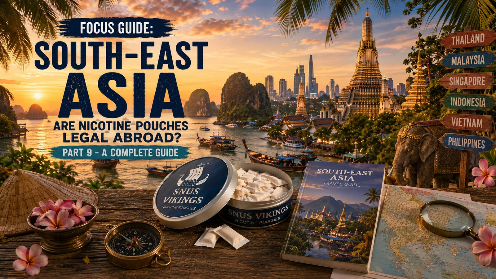 Are Nicotine Pouches Legal Abroad? Part 9 - A Complete Guide to South-East Asia