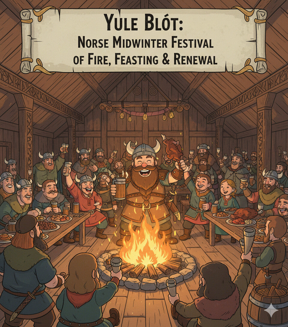 Yule Blót: The Norse Midwinter Festival of Fire, Feasting & Renewal