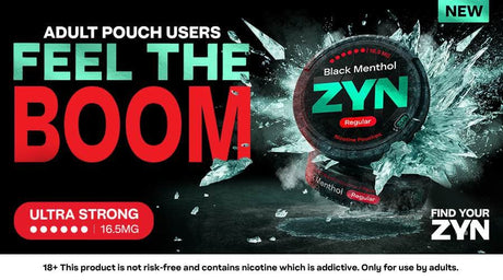 New ZYN Black Menthol 16.5mg Arrives at Snus Vikings