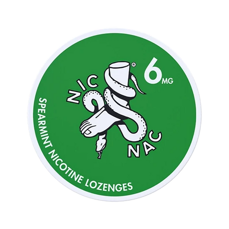 nic nac spearmint 6 mg nicotine lozenges