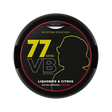 77 VB Edition Liquorice Citrus Mini - 10mg - zesty, bold liquorice, citrus flavour, all-white nicotine pouch by Luna Corporate