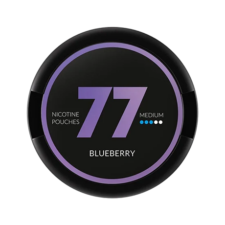 77 blueberry ice nicotine pouches