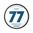 77 GHOST mini Freeze Mint - 20mg - crisp Mint flavour, all-white nicotine pouch by Luna Corporate