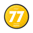 77 GHOST mini Mango - 20mg - frosty Mango flavour, all-white nicotine pouch by Luna Corporate