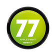 77 Apple & Mint - 10.4mg - bold Apple, Mint flavour, all-white nicotine pouch by Luna Corporate