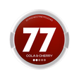 77 Cola & Cherry - 5.2mg - smooth Cola, Cherry flavour, all-white nicotine pouch by Luna Corporate