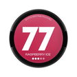 77 Raspberry Ice - 10.4mg - fresh Raspberry flavour, all-white nicotine pouch by Luna Corporate