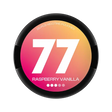 77 Raspberry Vanilla - 10.4mg - clean Raspberry, Vanilla flavour, all-white nicotine pouch by Luna Corporate
