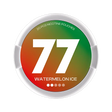 77 Watermelon Ice - 5.2mg - refined Watermelon flavour, all-white nicotine pouch by Luna Corporate