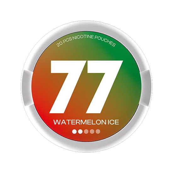 77 Watermelon Ice - 5.2mg - refined Watermelon flavour, all-white nicotine pouch by Luna Corporate