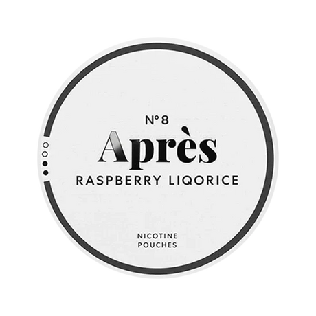 apres raspberry liquorice nicotine pouches