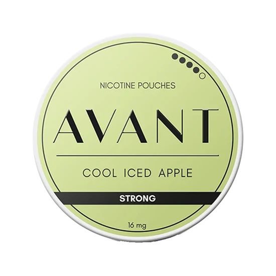 avant cool iced apple strong nicotine pouches