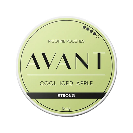 avant cool iced apple strong nicotine pouches