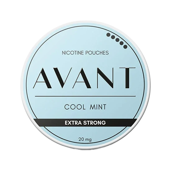 avant cool mint extra strong nicotine pouches