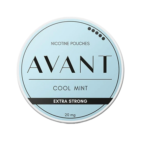 avant cool mint extra strong nicotine pouches