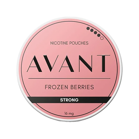 avant frozen berries strong nicotine pouches